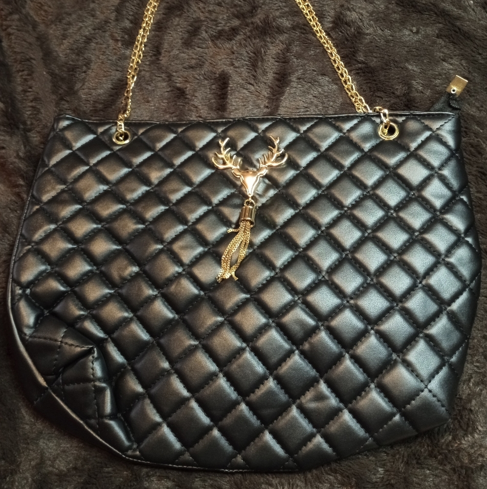 Cute Women's Gold chain purse